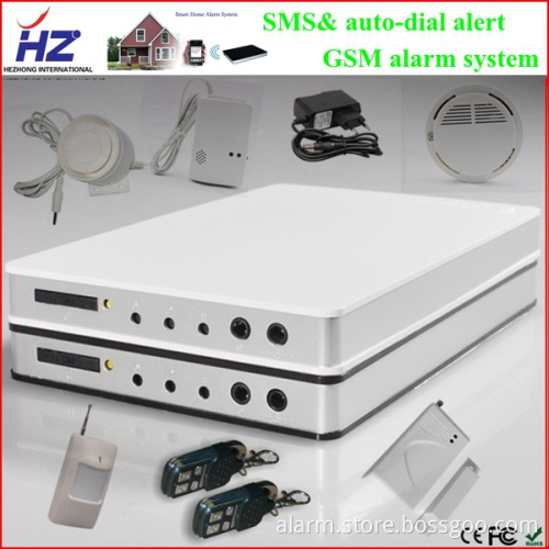 Magnetic doors and windows sensor PSTN GSM security alarm system used in the home